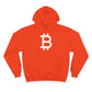 Orange Bitcoin B Champion Hoodie by The Orange Habit at SVRN Society
