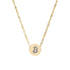 Gold Bitcoin B necklace by The Orange Habit