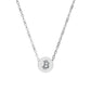 Bitcoin B: Mini Circle Necklace