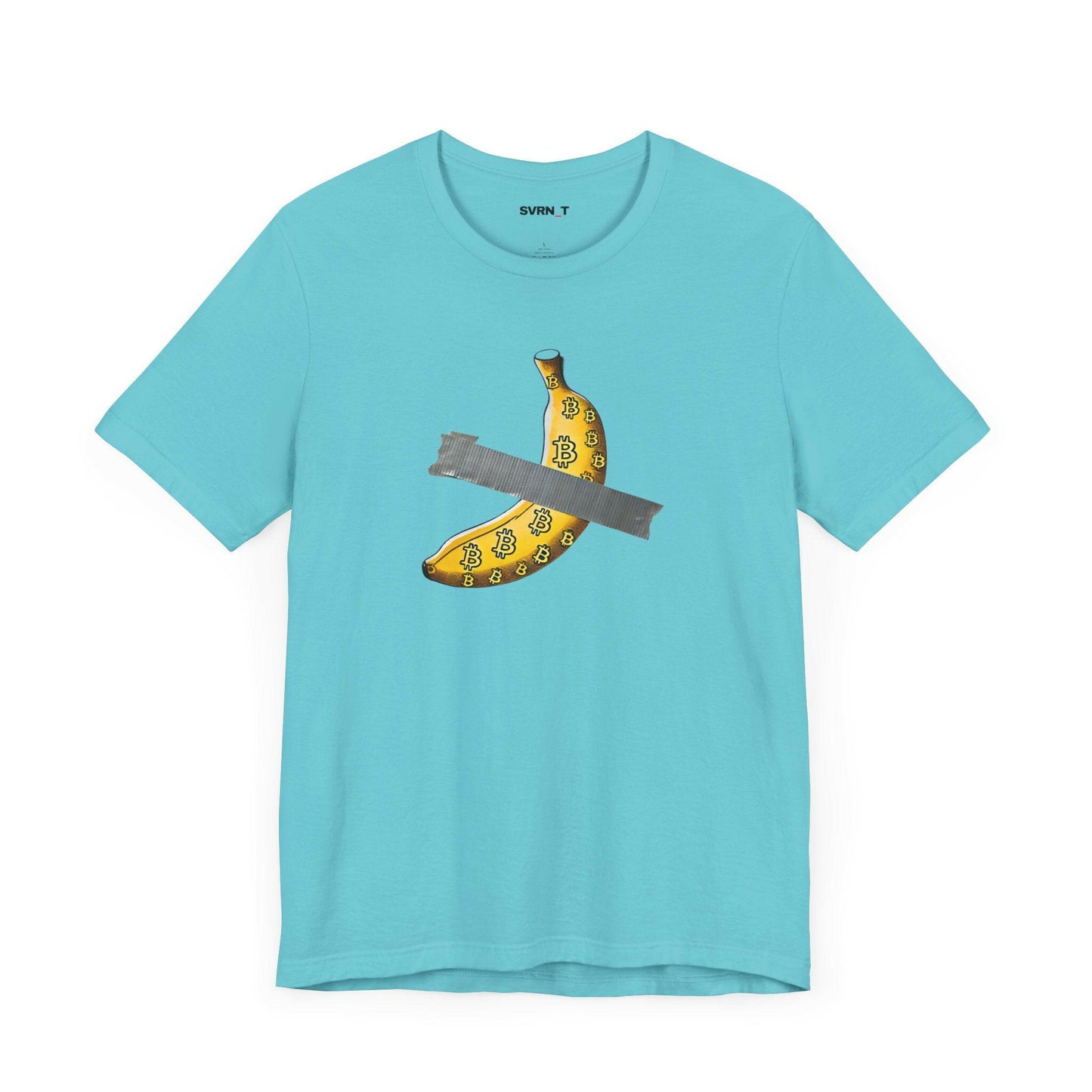 Bitcoin Banana T-Shirt in blue - The Orange Habit