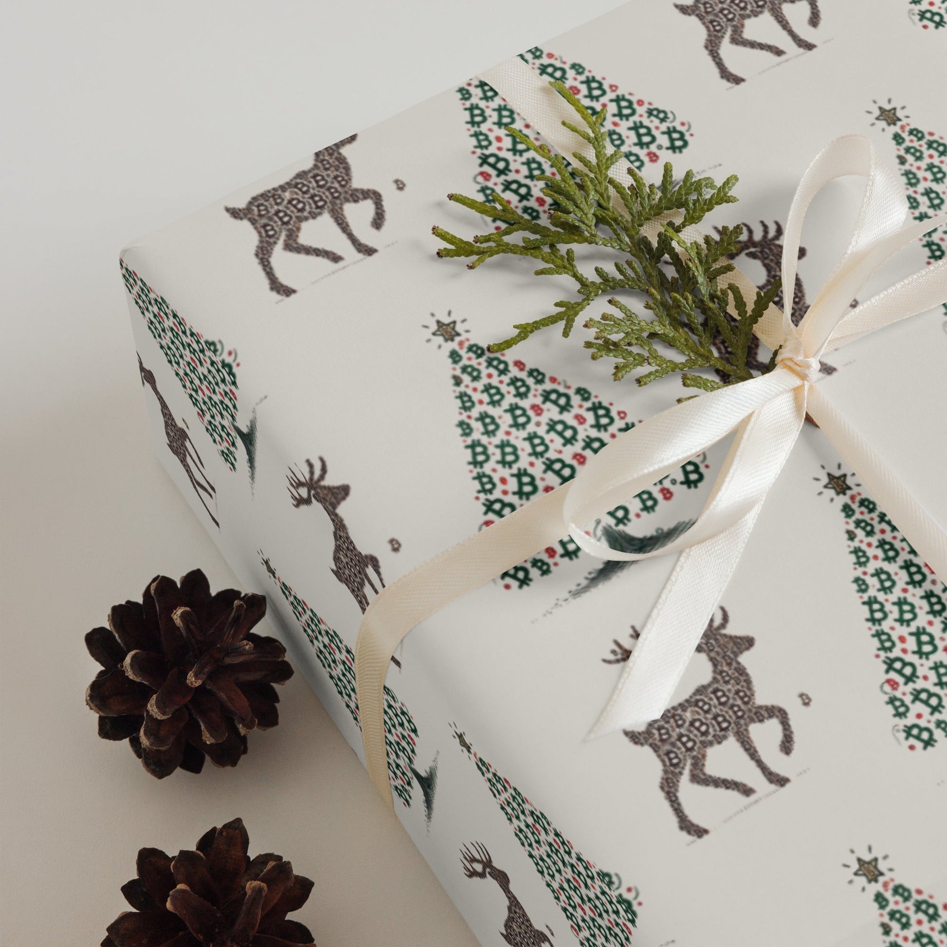 Bitcoin: Christmas Wrapping Paper - SVRN Society