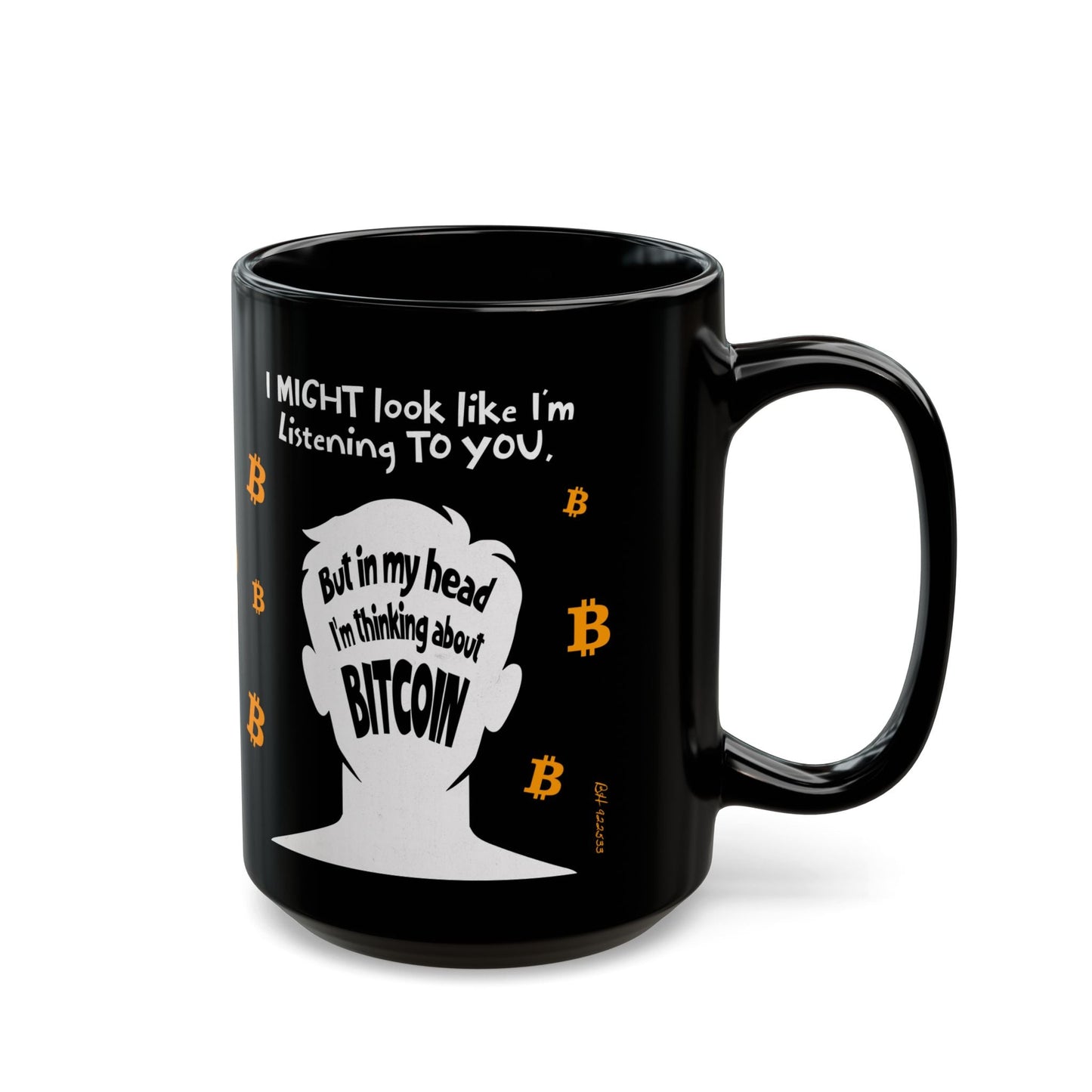 Bitcoin On The Brain: Coffee Mug