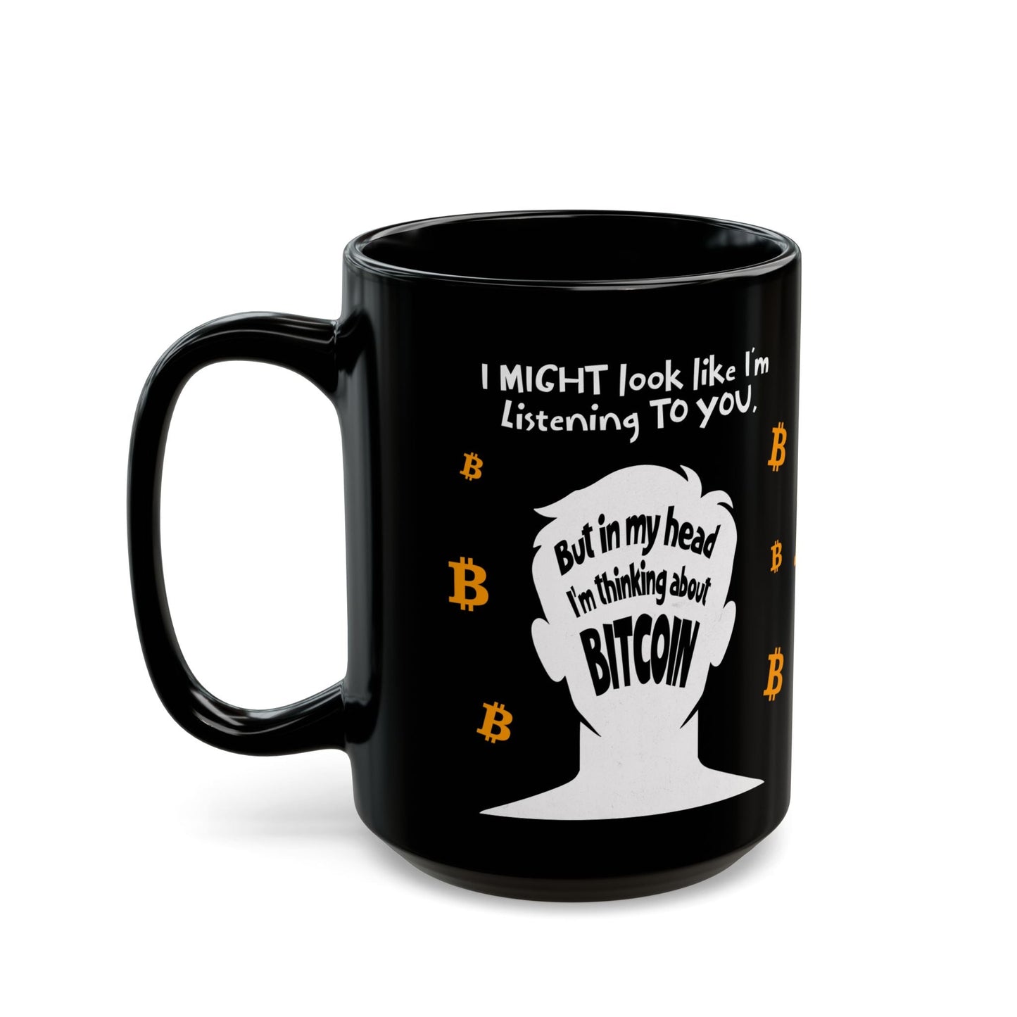 Bitcoin On The Brain: Coffee Mug