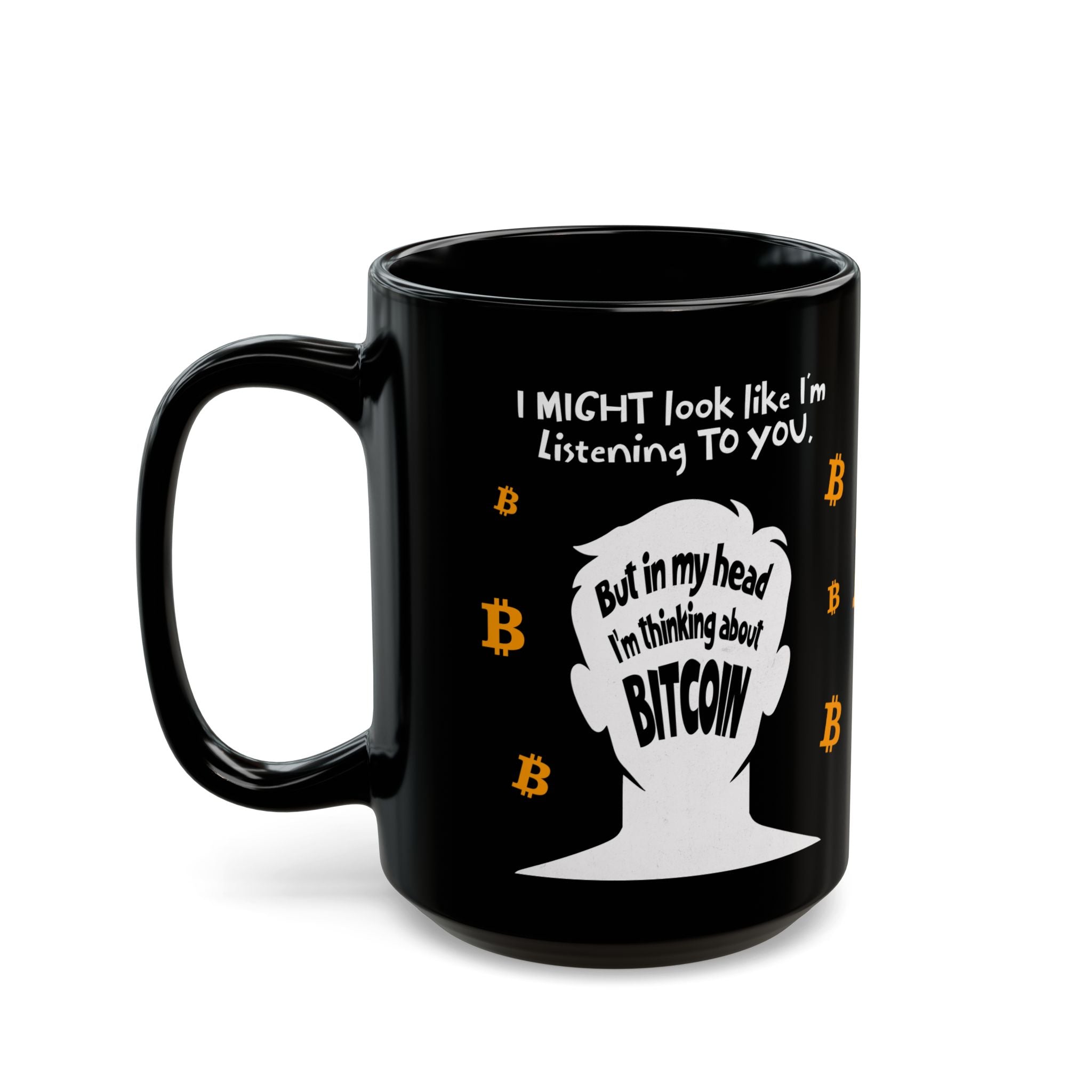 Bitcoin On The Brain: Coffee Mug