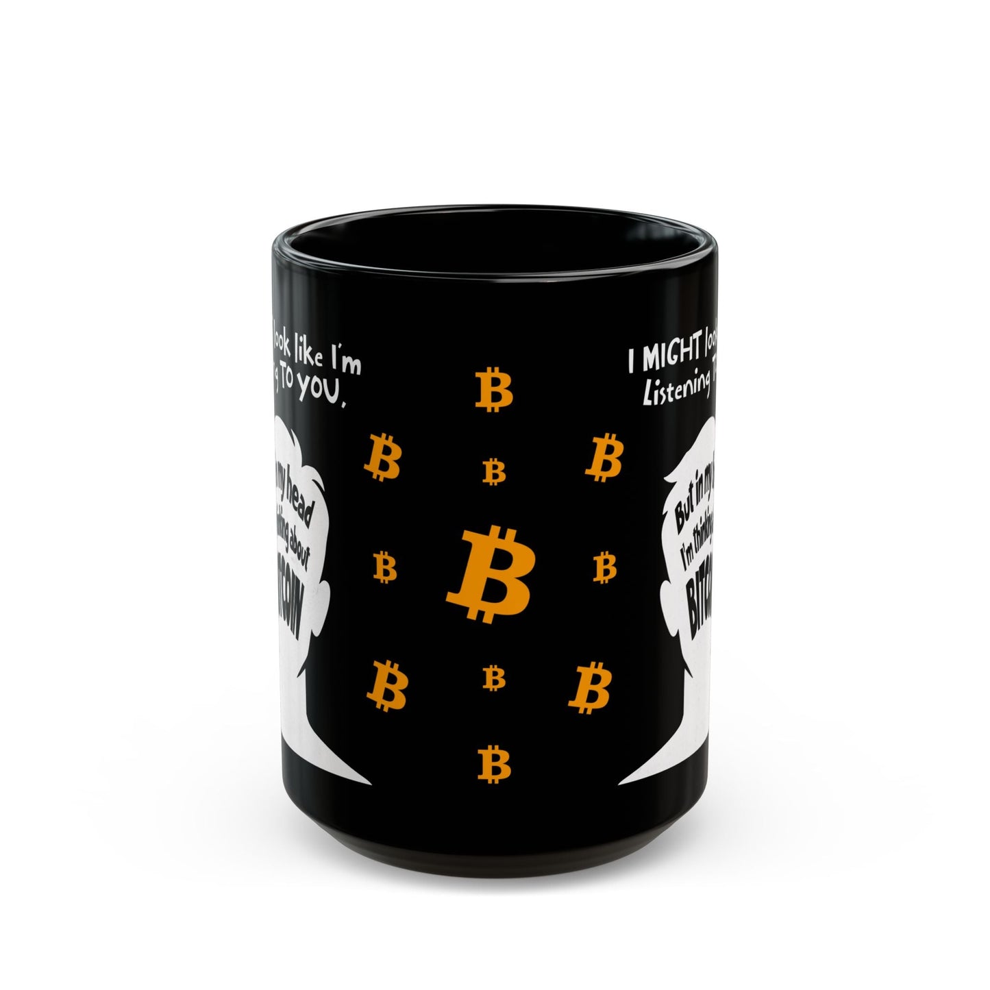 Bitcoin On The Brain: Coffee Mug
