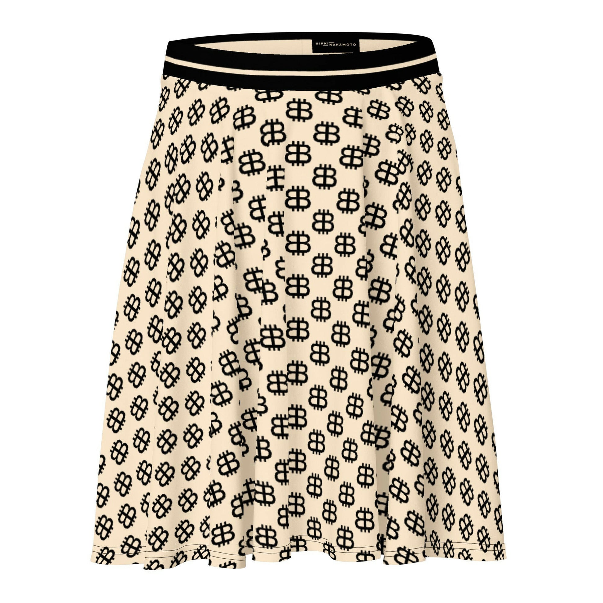 Bitcoin Skirt / BITCOIN PARIS - Nikki Nakamoto - The Orange Habit