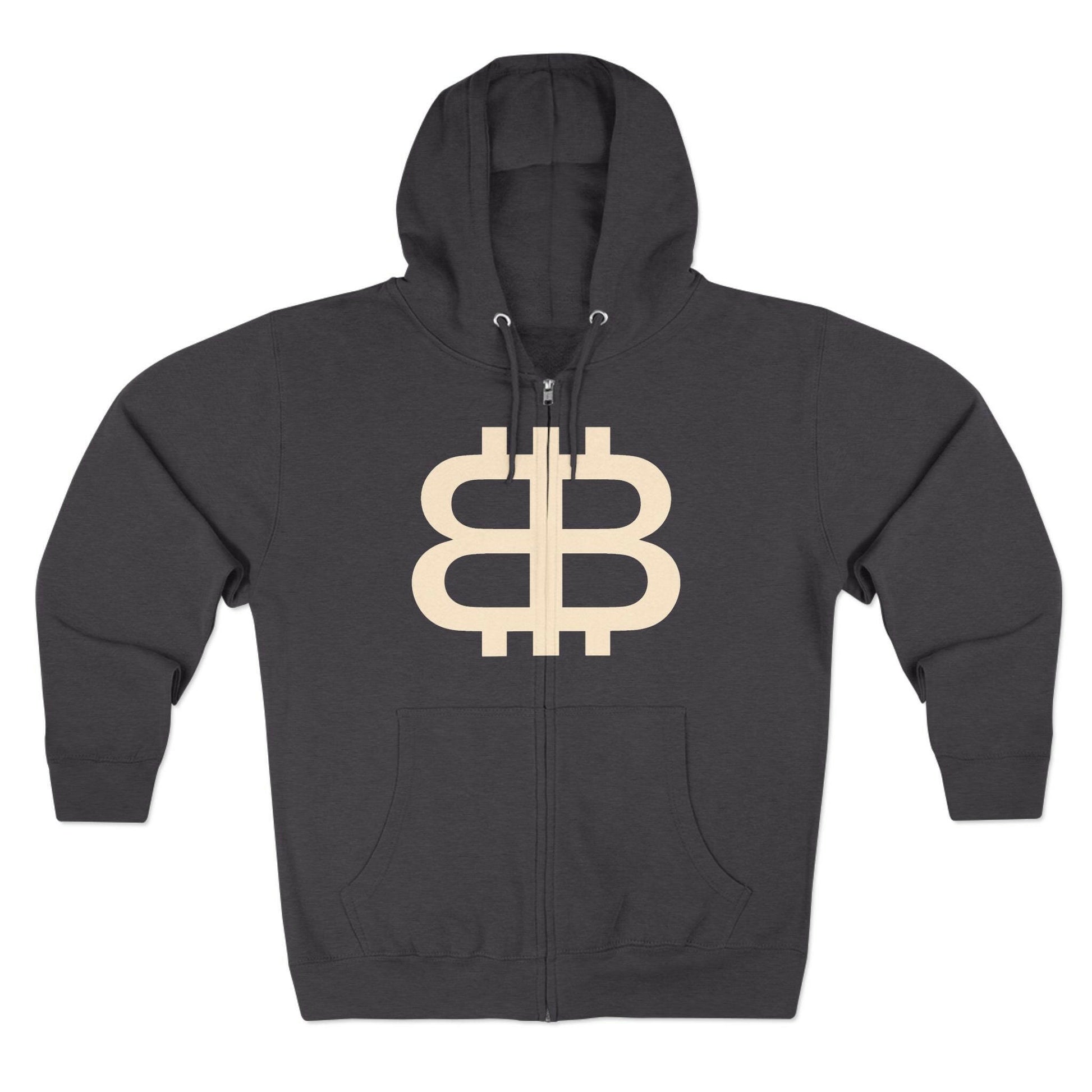 BITCOIN PARIS / Bitcoin Zip Hoodie - SVRN_T - The Orange Habit