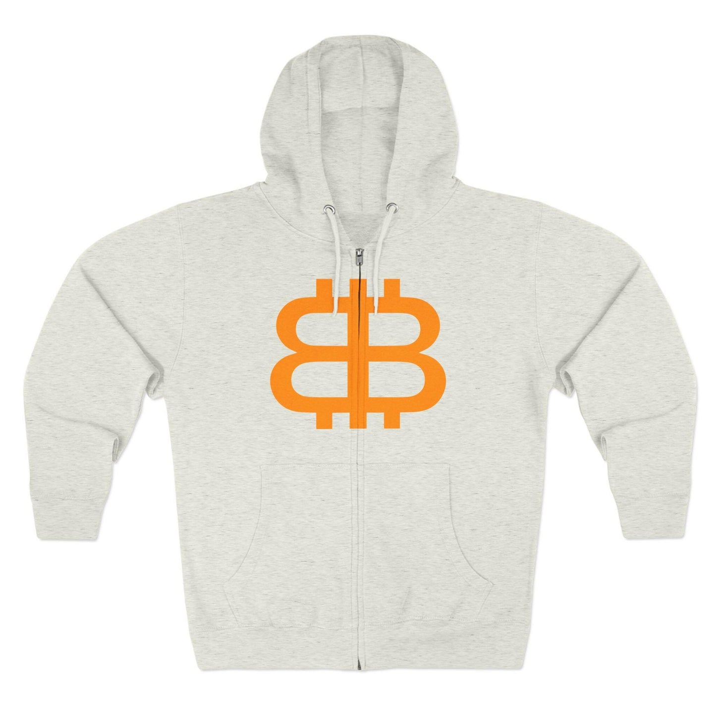 BITCOIN PARIS / Bitcoin Zip Hoodie - SVRN_T - The Orange Habit