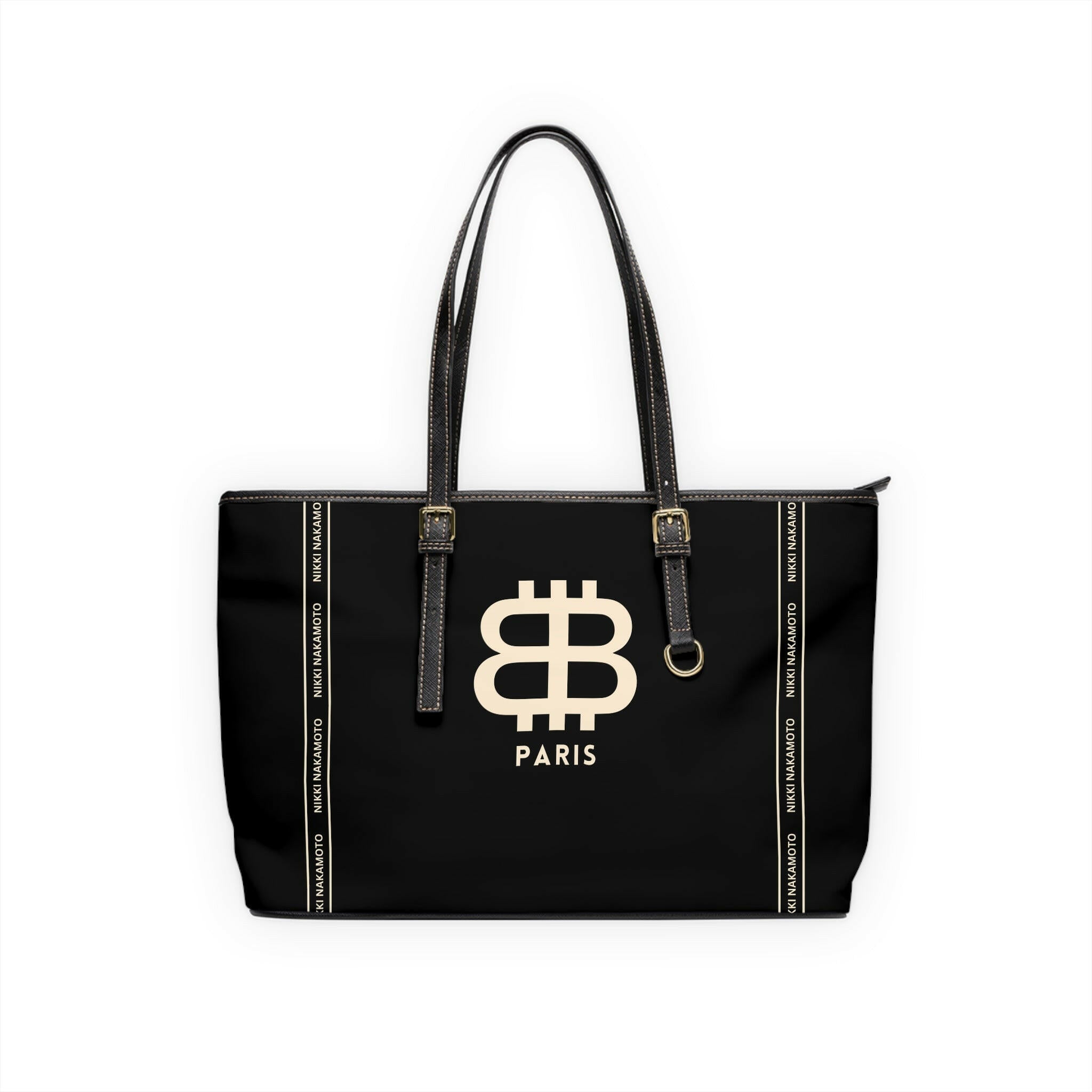 BITCOIN PARIS / Black Purse - Nikki Nakamoto Bags - The Orange Habit