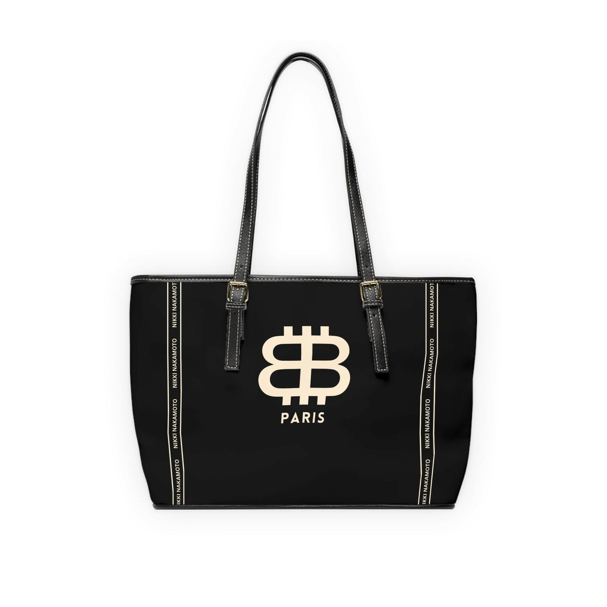 BITCOIN PARIS / Black Purse - Nikki Nakamoto Bags - The Orange Habit