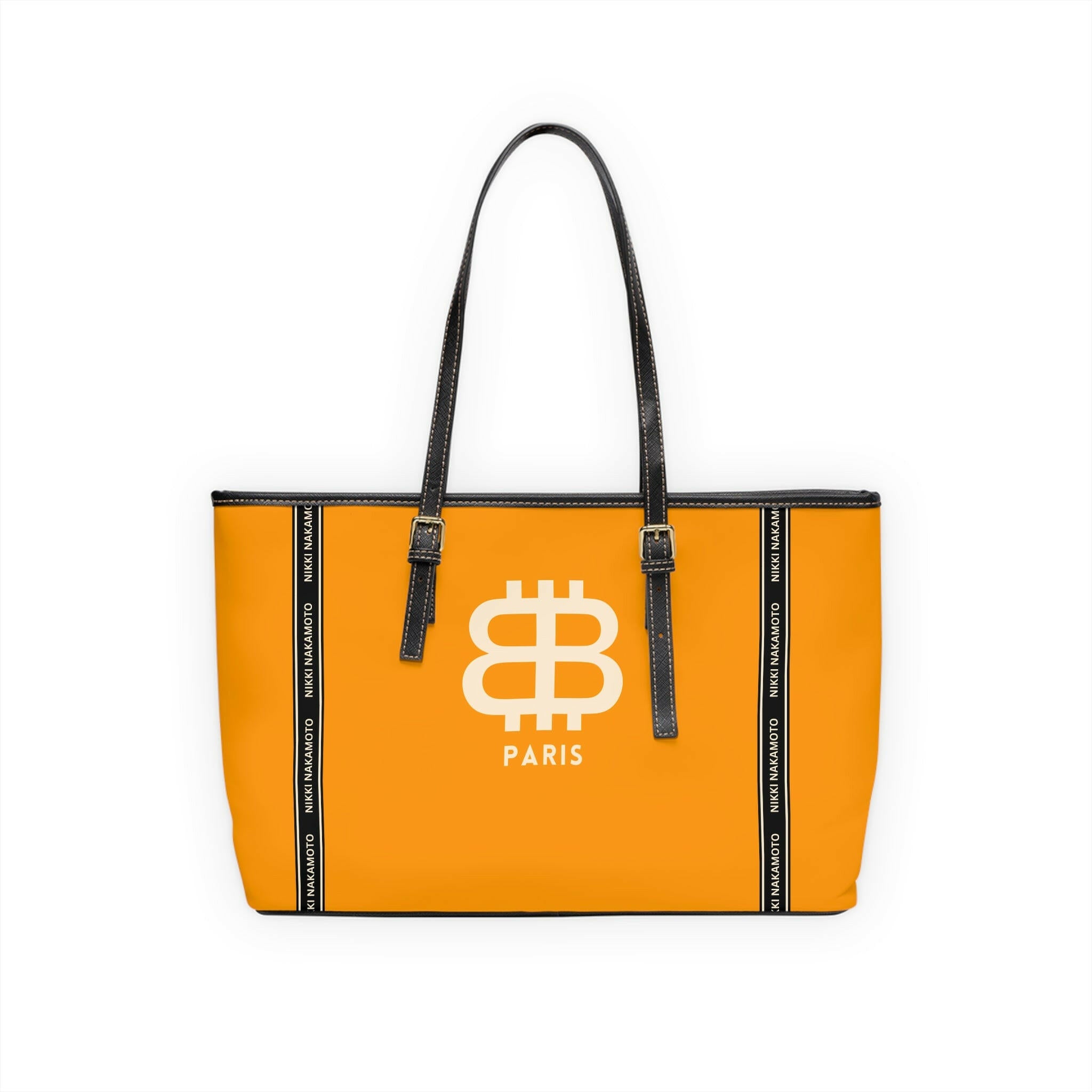 BITCOIN PARIS / Orange Purse - Nikki Nakamoto Bags - The Orange Habit