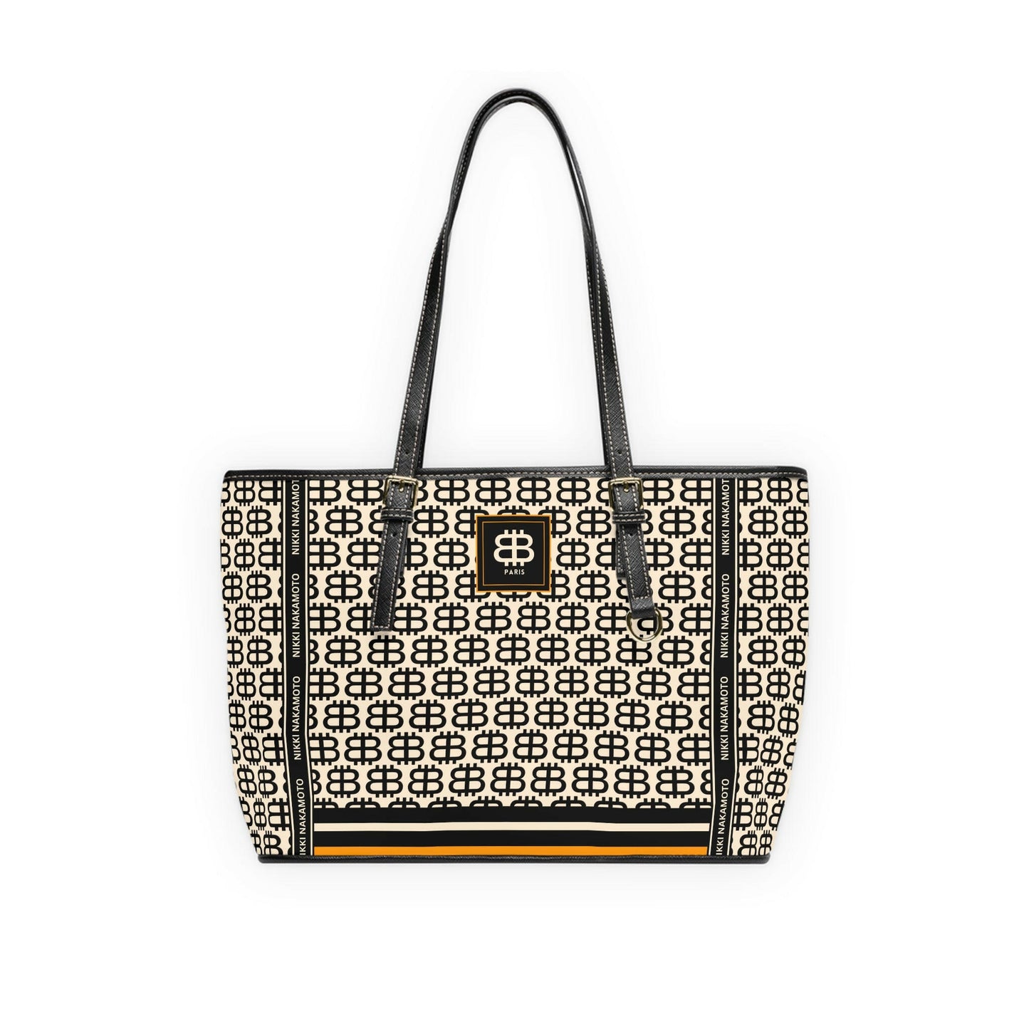 BITCOIN PARIS / Purse in Cream/Black - Nikki Nakamoto Bags - The Orange Habit