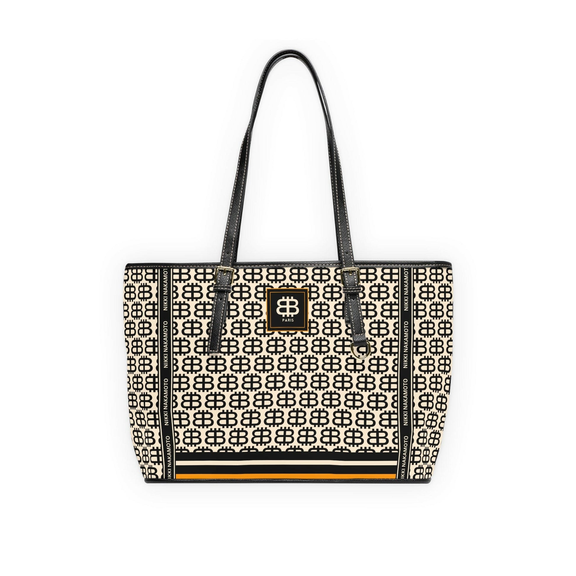 BITCOIN PARIS / Purse in Cream/Black - Nikki Nakamoto Bags - The Orange Habit