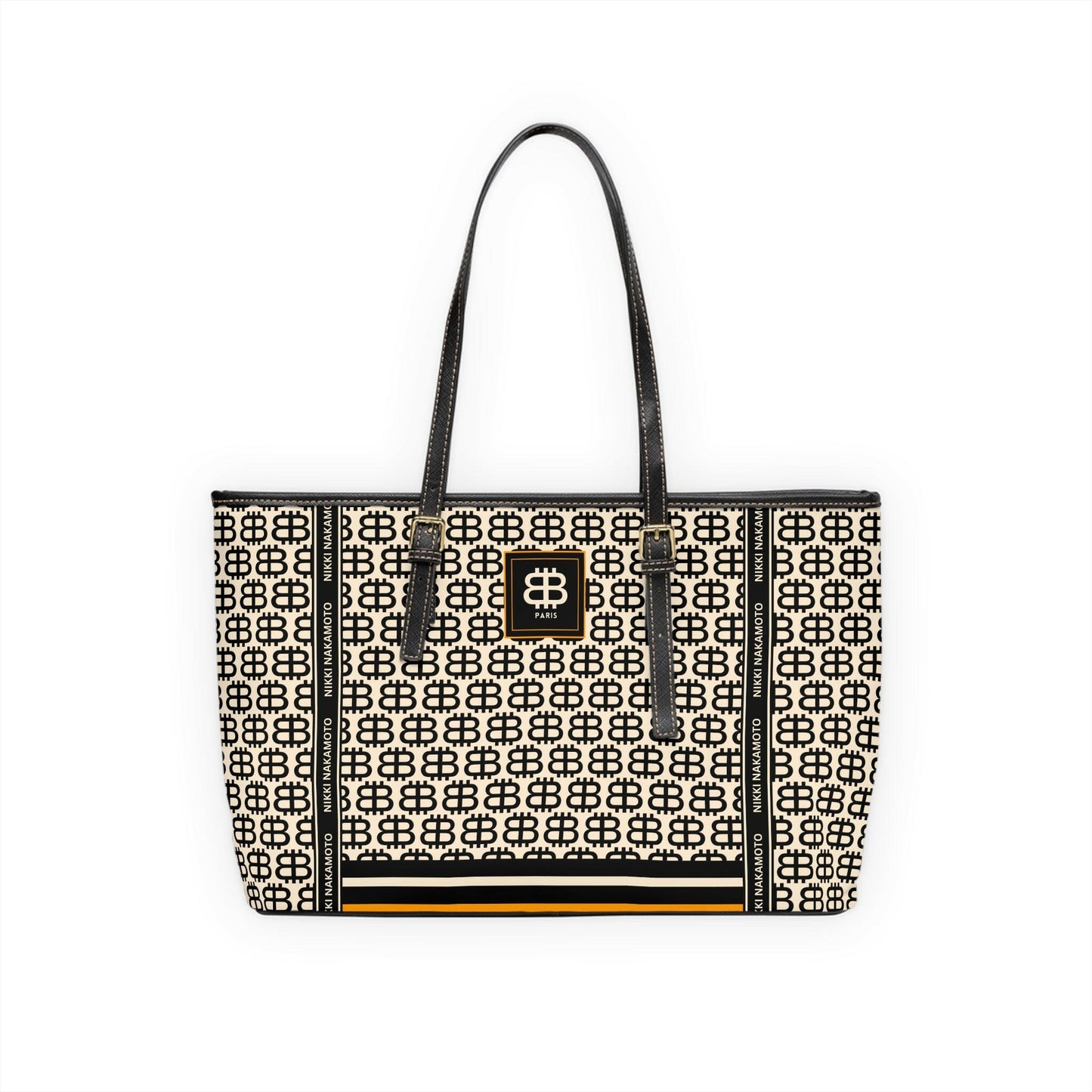 BITCOIN PARIS / Purse in Cream/Black - Nikki Nakamoto Bags - The Orange Habit