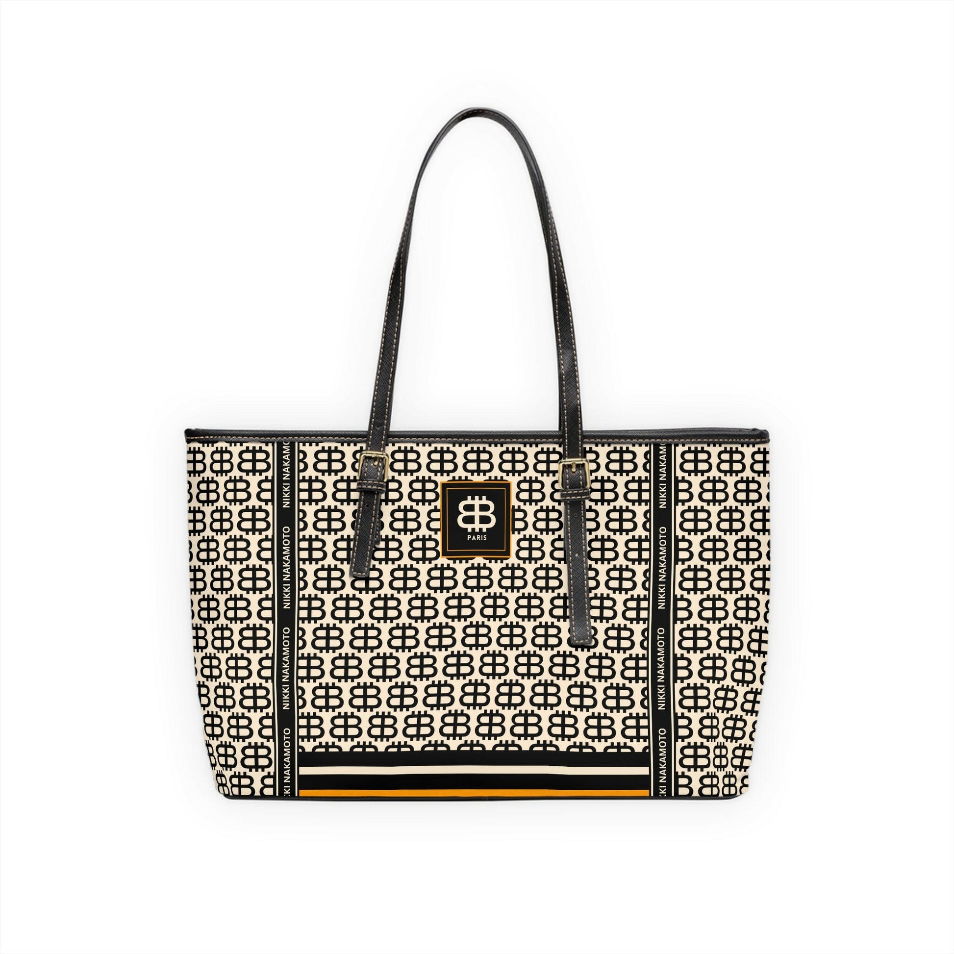 BITCOIN PARIS / Purse in Cream/Black - Nikki Nakamoto Bags - The Orange Habit