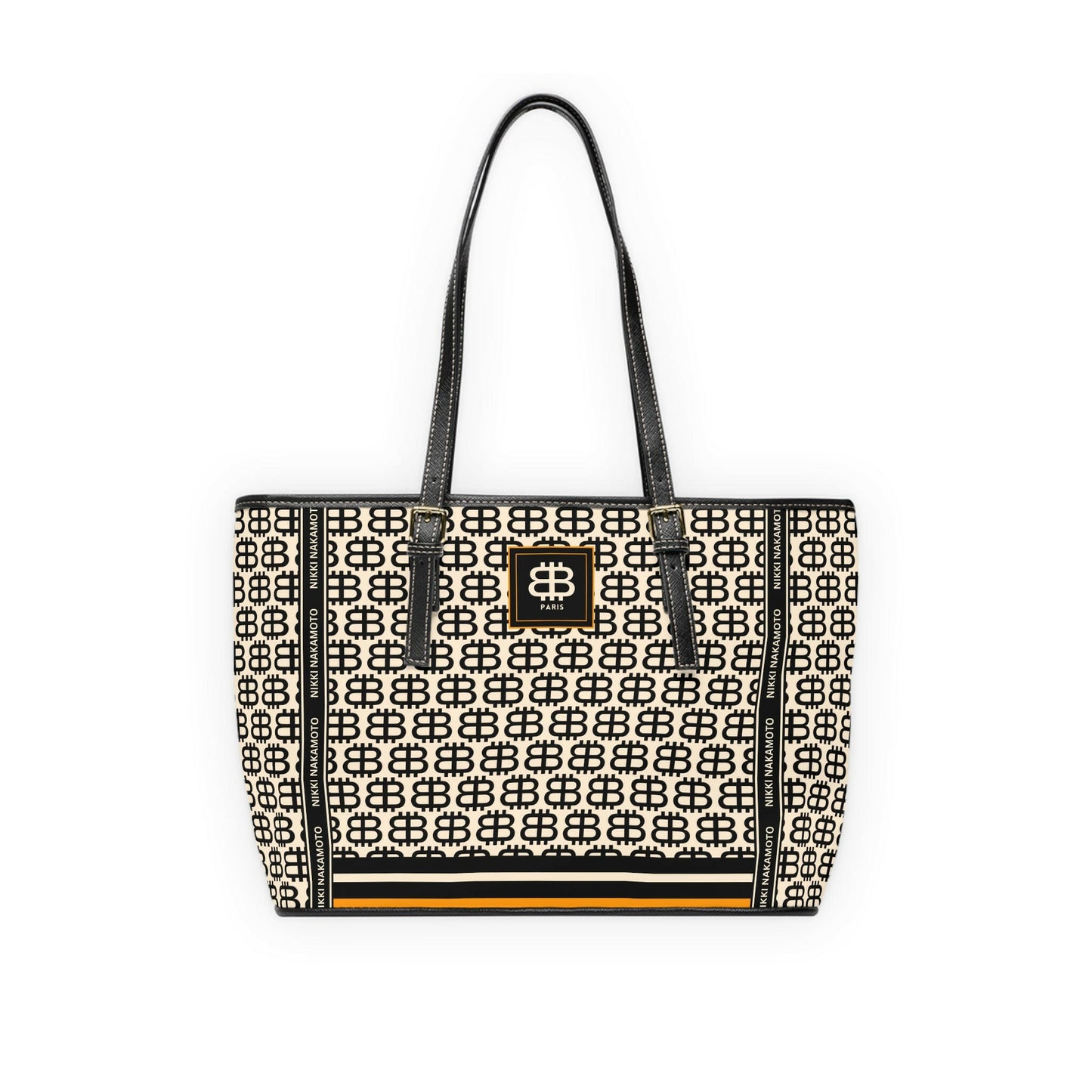 BITCOIN PARIS / Purse in Cream/Black - Nikki Nakamoto Bags - The Orange Habit