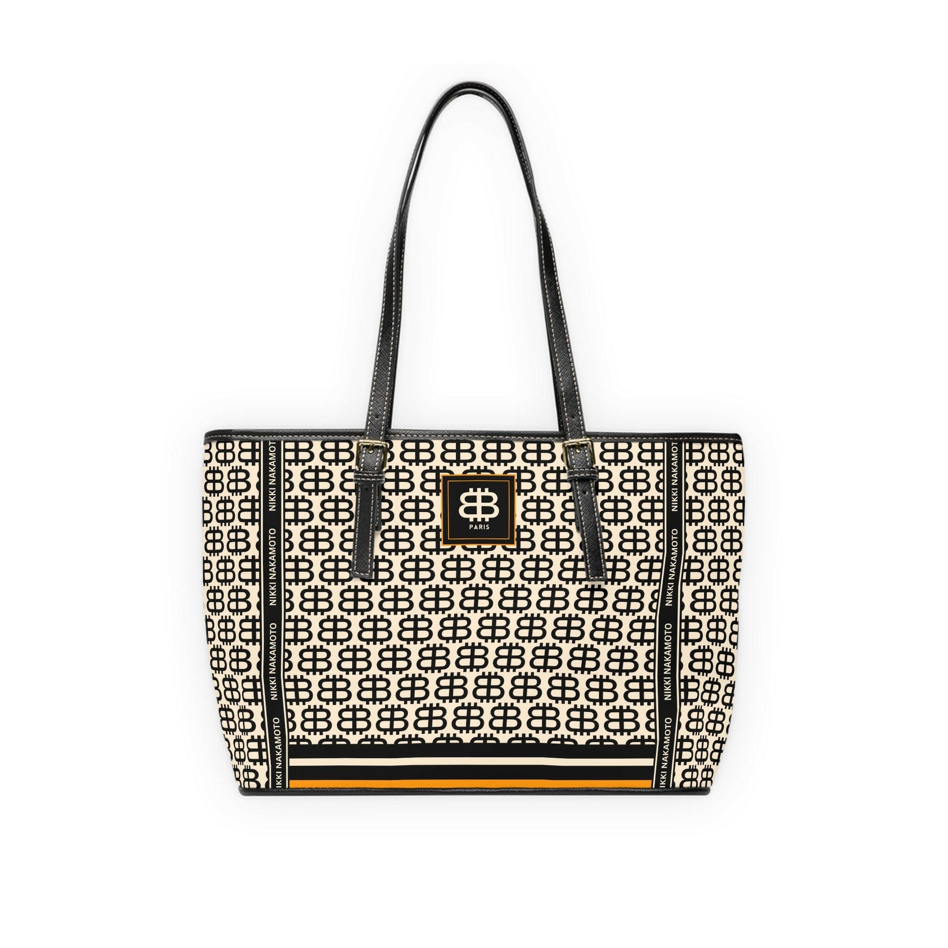 BITCOIN PARIS / Purse in Cream/Black - Nikki Nakamoto Bags - The Orange Habit