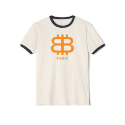 BITCOIN PARIS Ringer T-Shirt - SVRN_T - The Orange Habit