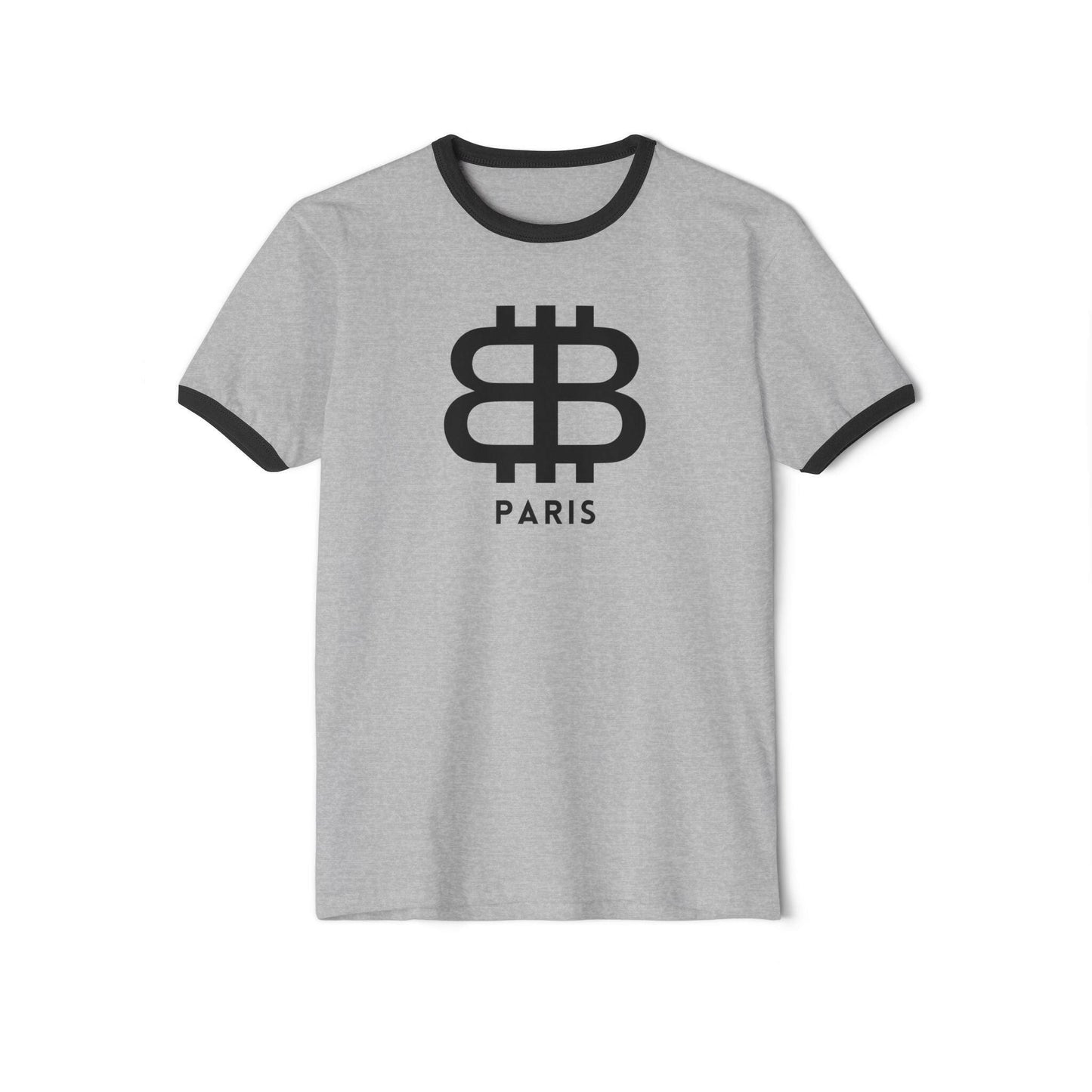 BITCOIN PARIS / Ringer T-Shirt - SVRN_T - The Orange Habit