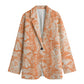 Floral Bitcoin Rabbit Hole jacket on a white background - SVRN Society