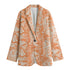 Floral Bitcoin Rabbit Hole jacket on a white background - SVRN Society