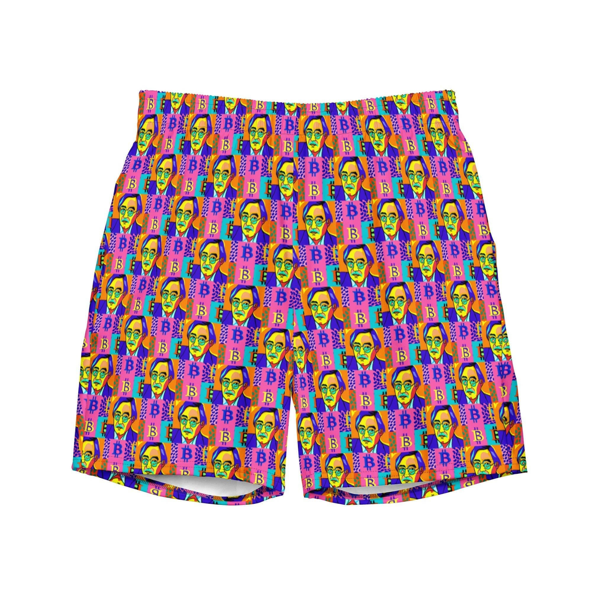 Satoshi Matisse Bitcoin Swim Trunks - SVRN Society