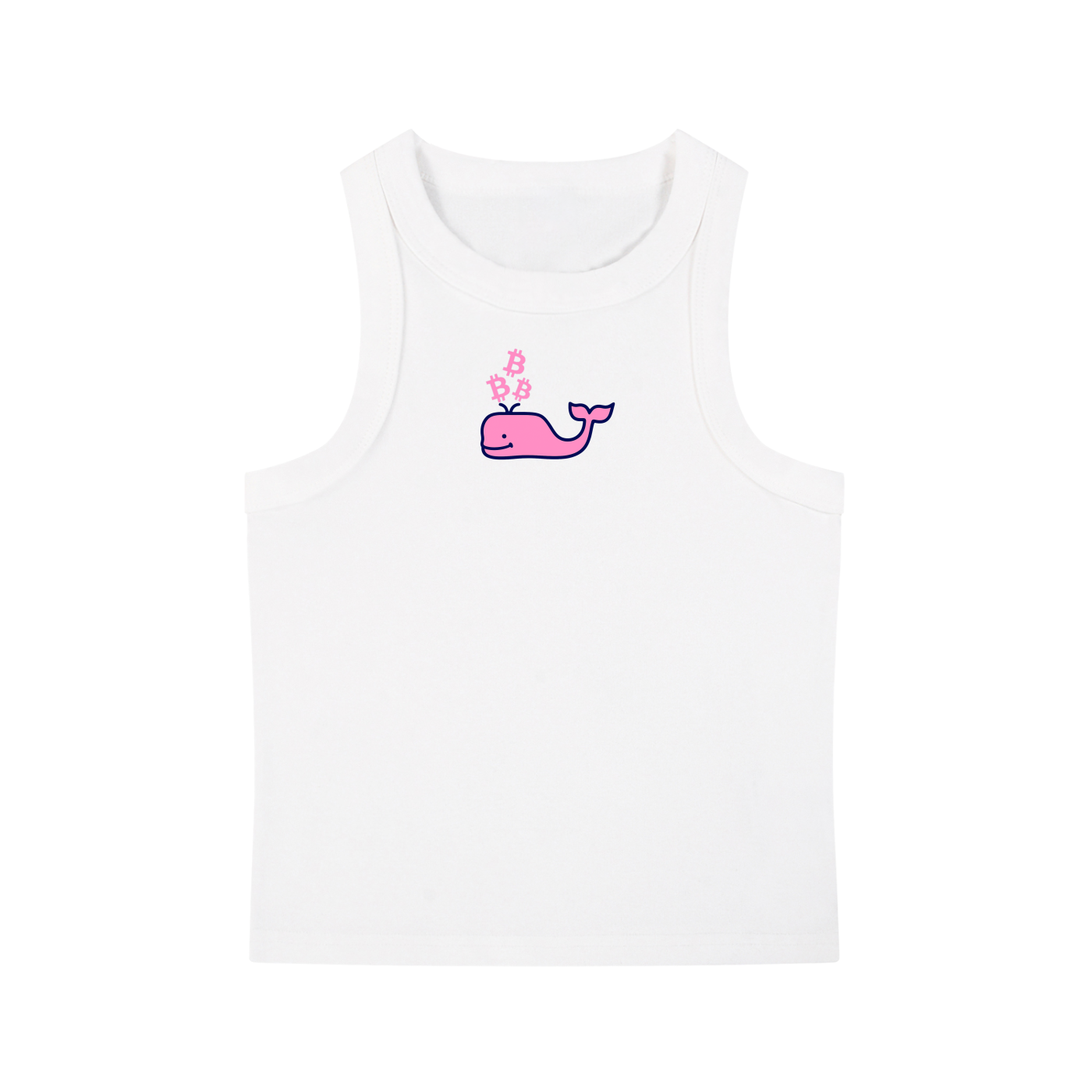 Nikki Nakamoto,Women's Bitcoin Clothing,The Orange Habit,Women's Bitcoin Tank Top,Crop Top,Tank Top,Bitcoin Tank Top