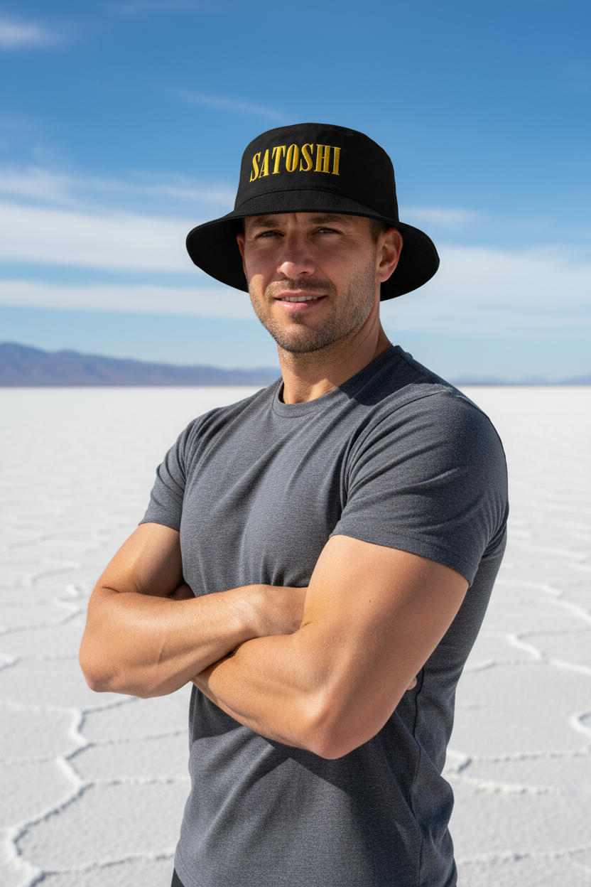 Satoshi Smiles: Bitcoin Bucket Hat