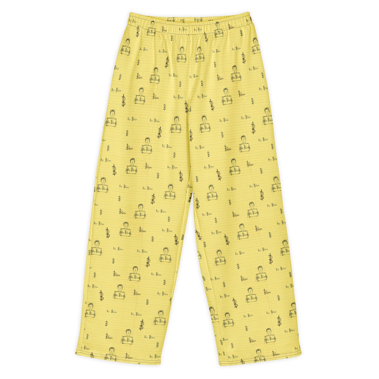 Buy Bitcoin wide leg pants by the orange habit at SVRN Society