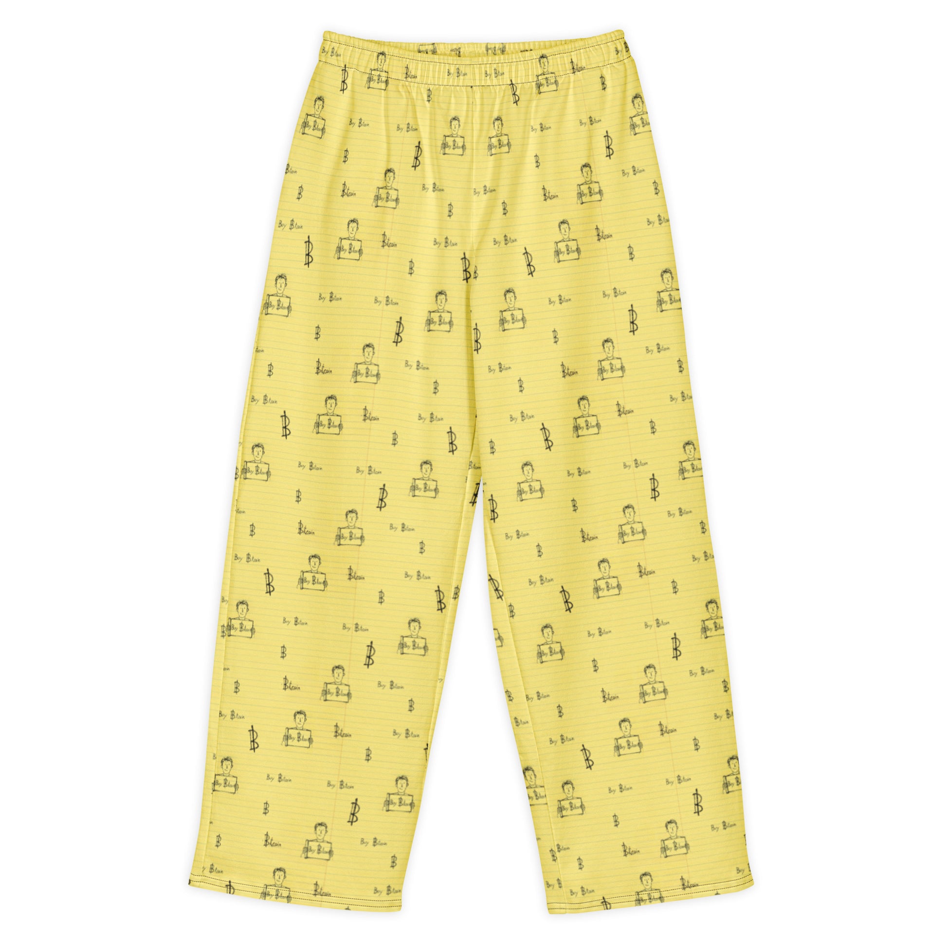 Buy Bitcoin wide leg pants by the orange habit at SVRN Society