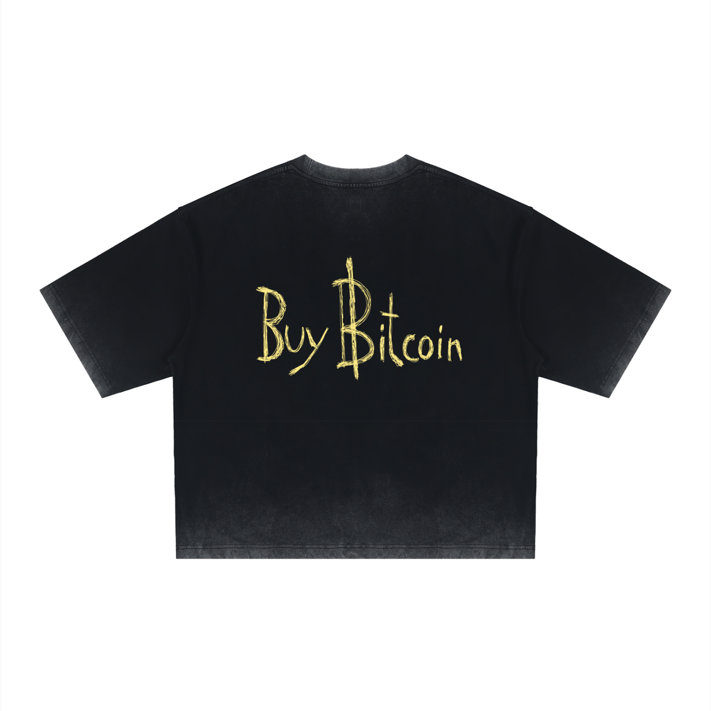 Buy Bitcoin: Reverse Dyed Boxy T-Shirt