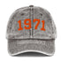 1971 (charcoal-grey) Vintage Bitcoin Hat by The Orange Habit at SVRN Society