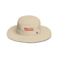 Beige make orwell fiction again columbia booney hat on a white background - SVRN Society