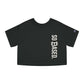 So Based Cropped Bitcoin T-shirt - The Orange Habit at SVRN Society (black)