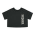 So Based Cropped Bitcoin T-shirt - The Orange Habit at SVRN Society (black)