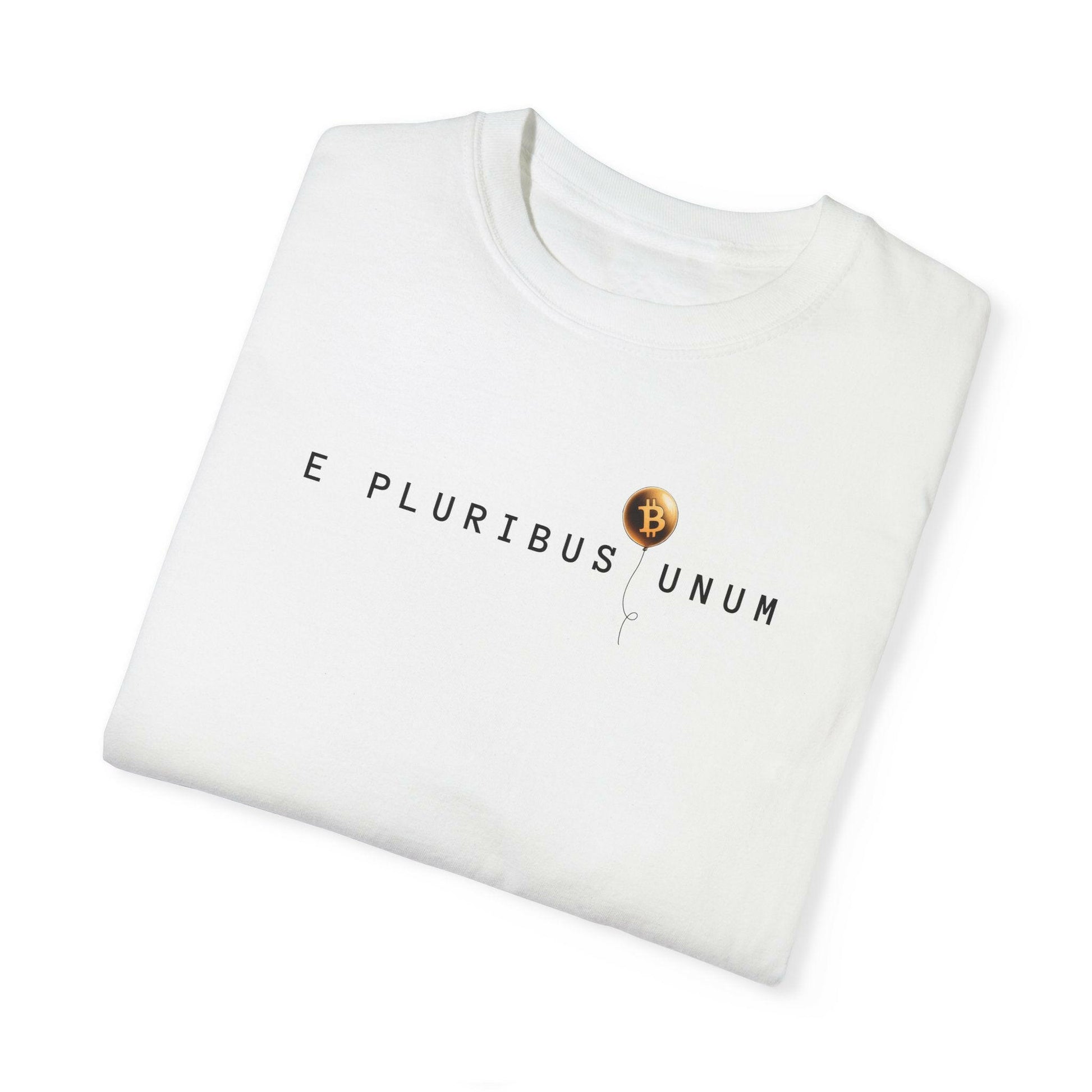 E PLURIBUS UNUM / Bitcoin T-Shirt - SVRN_T - The Orange Habit