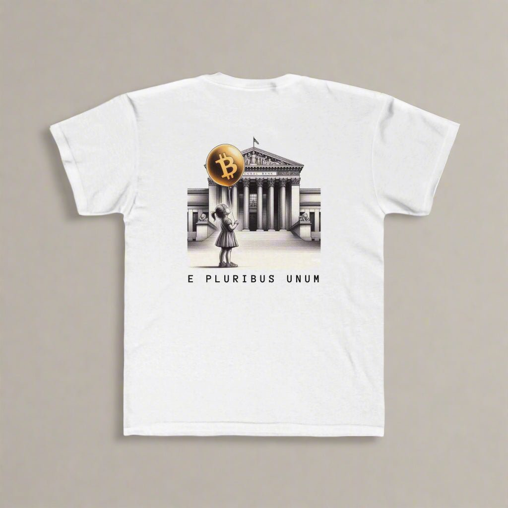 E PLURIBUS UNUM / Kid's Bitcoin Tee - Lil'B - The Orange Habit