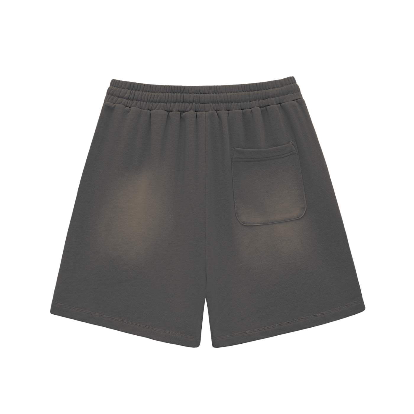 Bitcoin Notepad: Sun Fade Raw Edge Cotton Shorts
