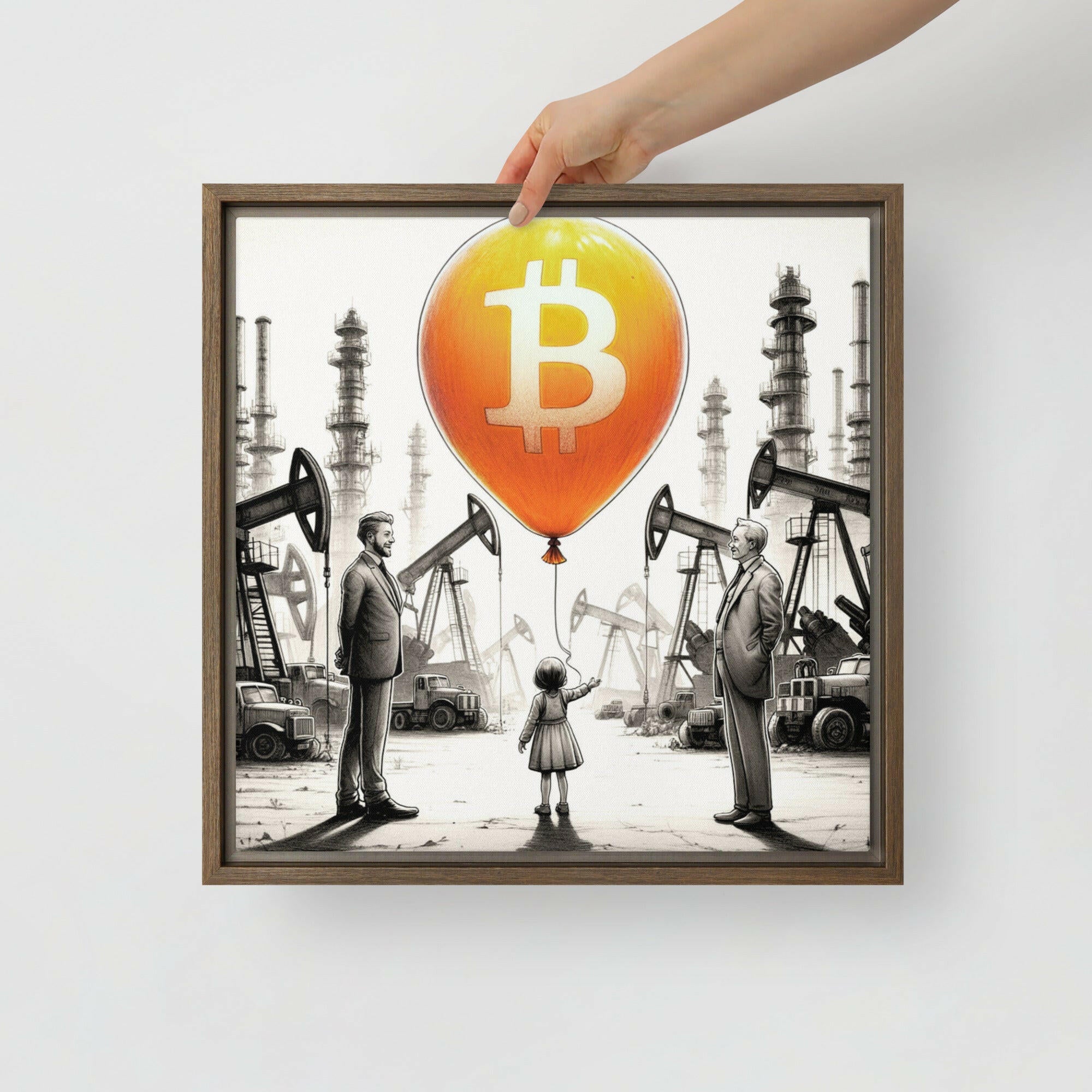 Bitcoin Art Energy Reimagined - The Orange Habit