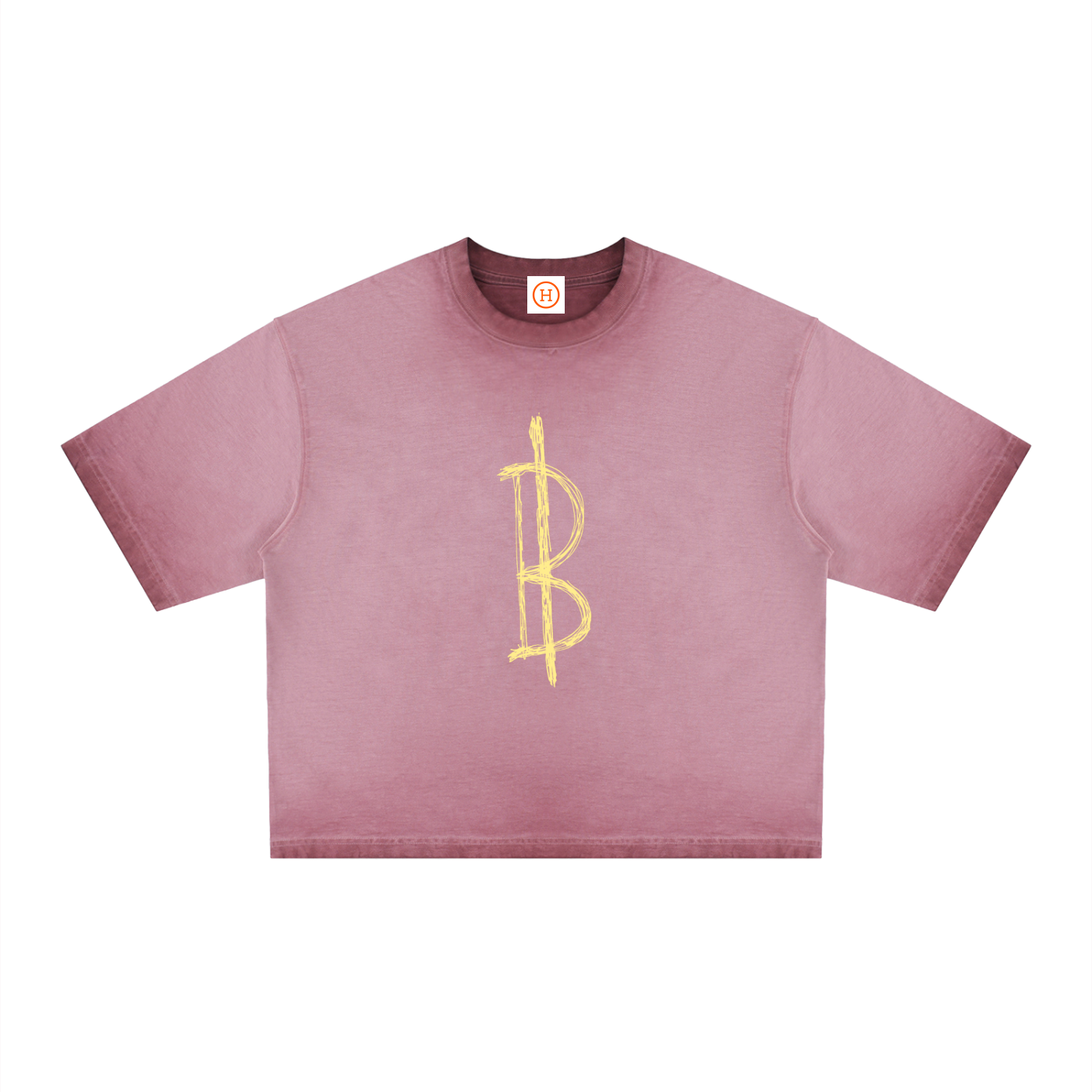 Buy Bitcoin: Reverse Dyed Boxy T-Shirt