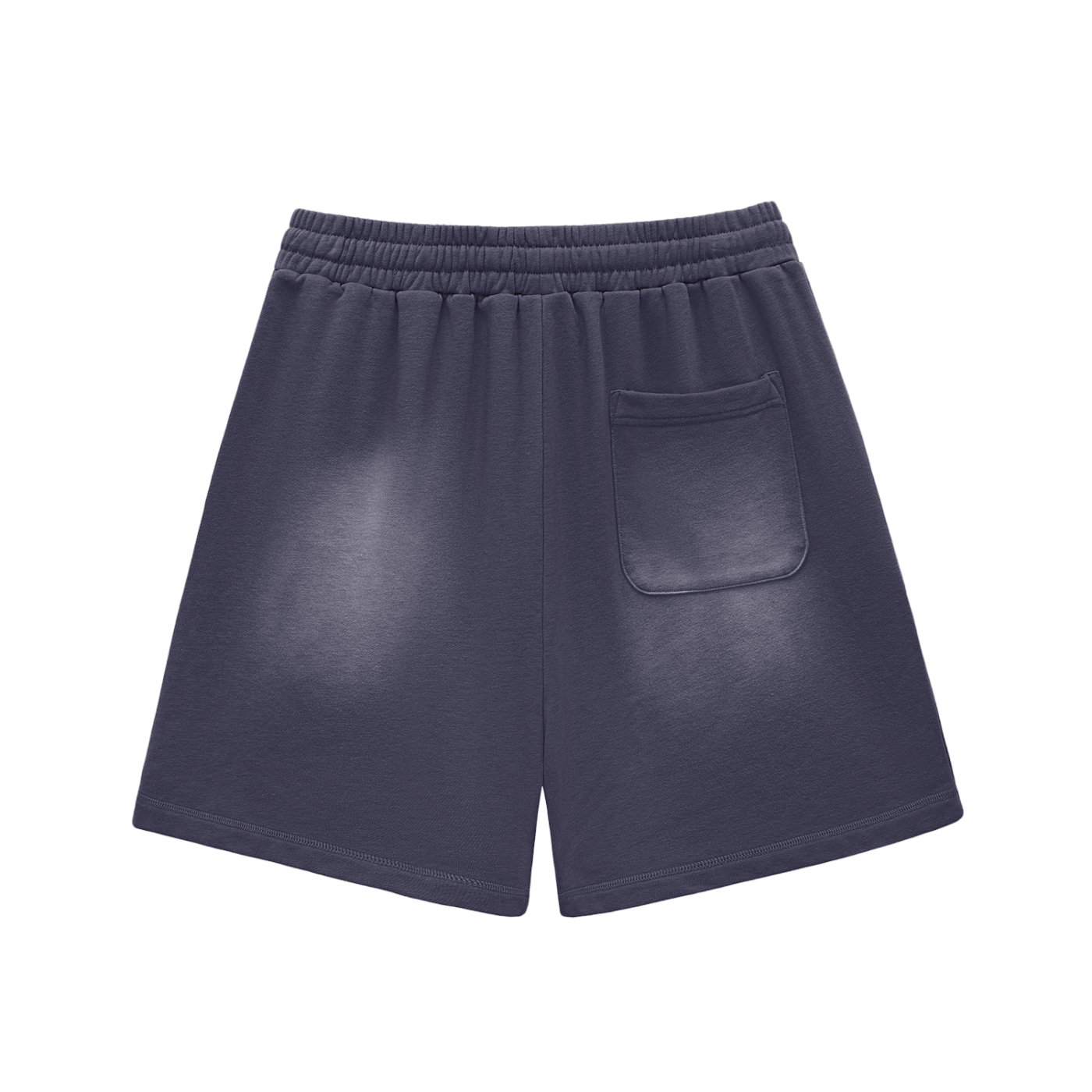 Bitcoin Notepad: Sun Fade Raw Edge Cotton Shorts