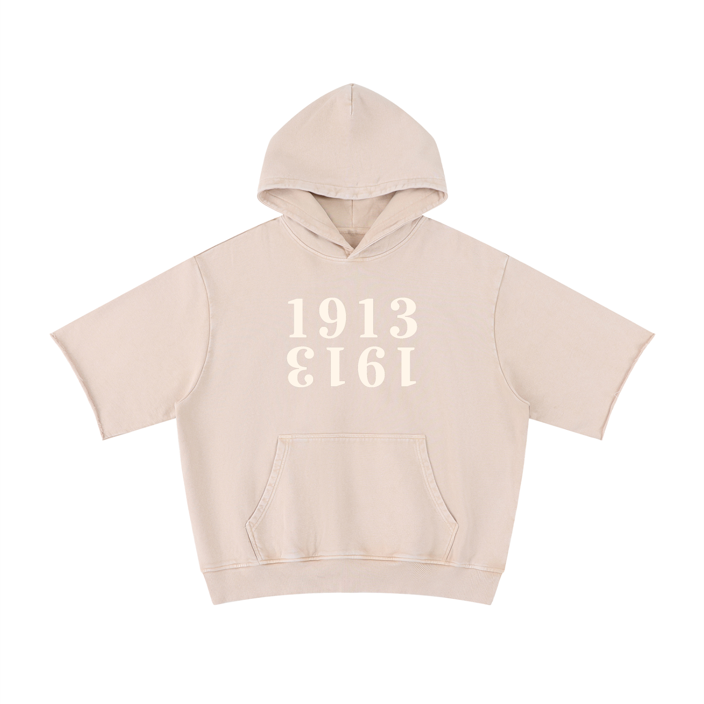 1913: Mineral Wash Short Sleeve Hoodie