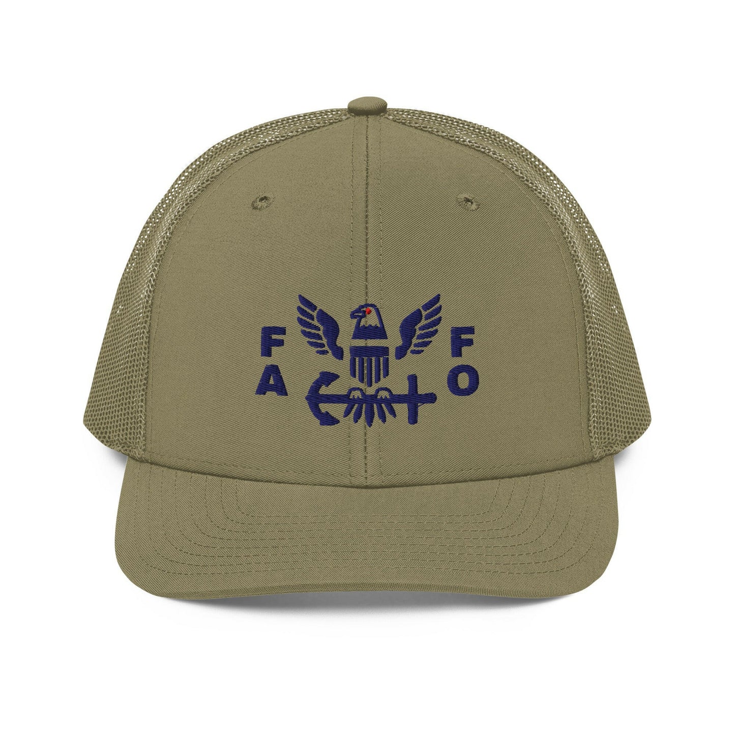 FAFO Bitcoin Trucker Cap (loden) by The Orange Habit at SVRN Society