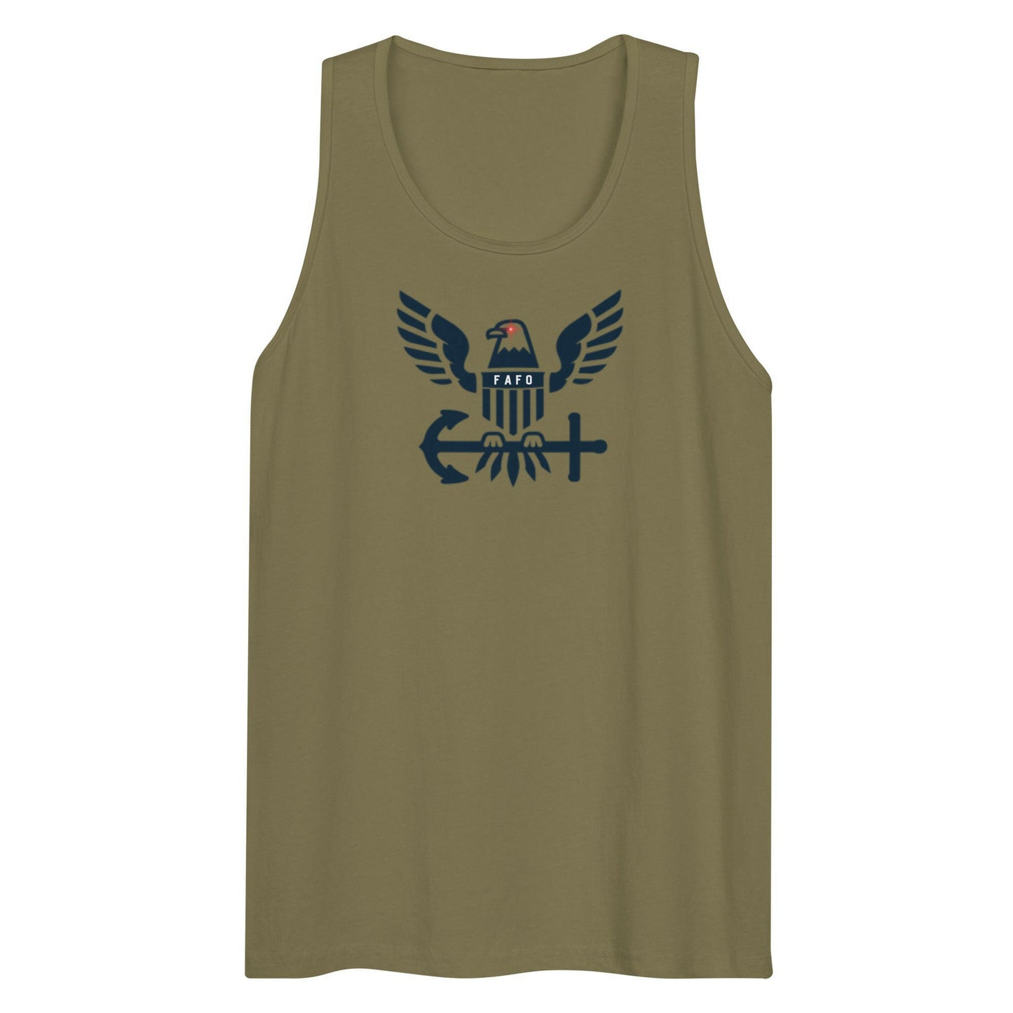 FAFO / Mens Bitcoin Tank Top - SVRN_T - The Orange Habit