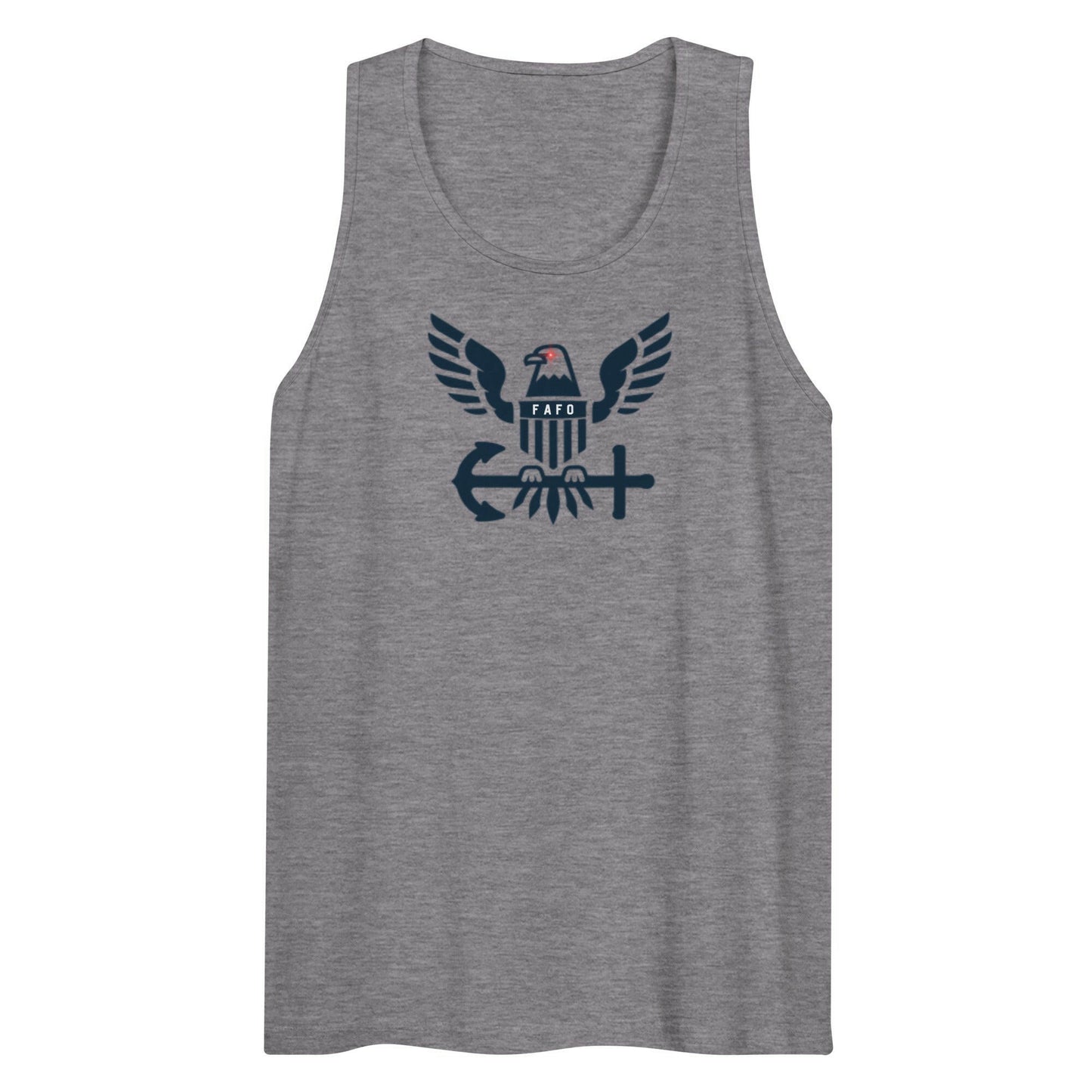 FAFO / Mens Bitcoin Tank Top - SVRN_T - The Orange Habit