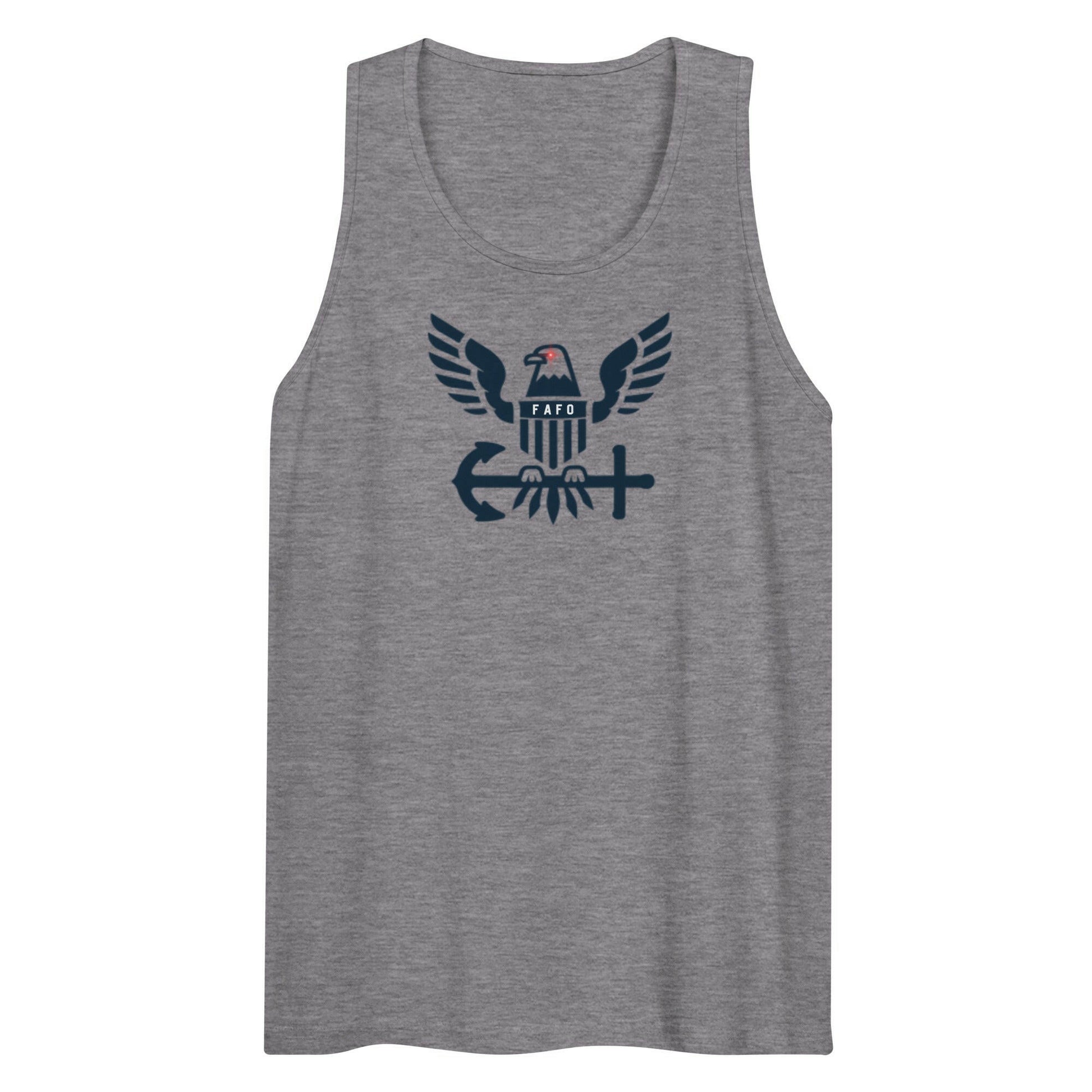 FAFO / Mens Bitcoin Tank Top - SVRN_T - The Orange Habit