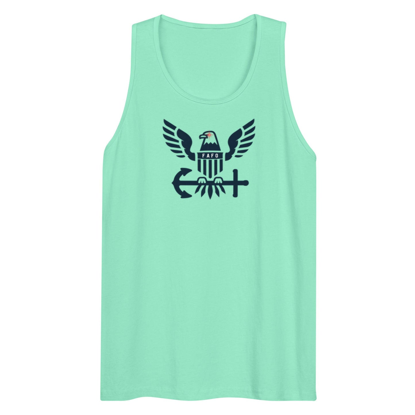 FAFO / Mens Bitcoin Tank Top - SVRN_T - The Orange Habit