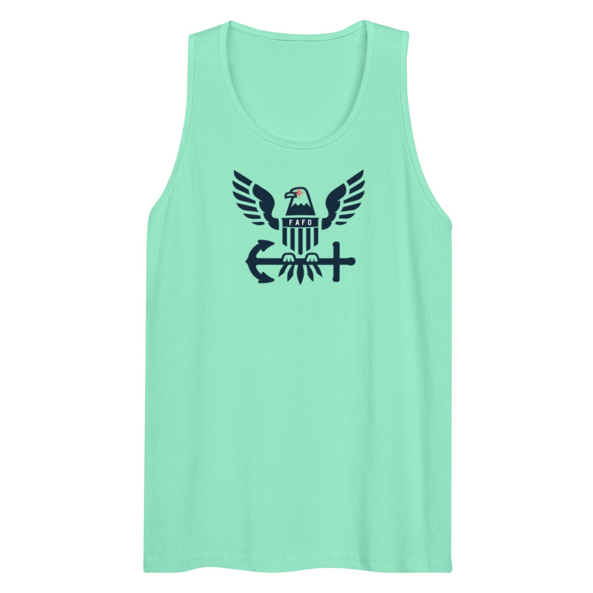 FAFO / Mens Bitcoin Tank Top - SVRN_T - The Orange Habit