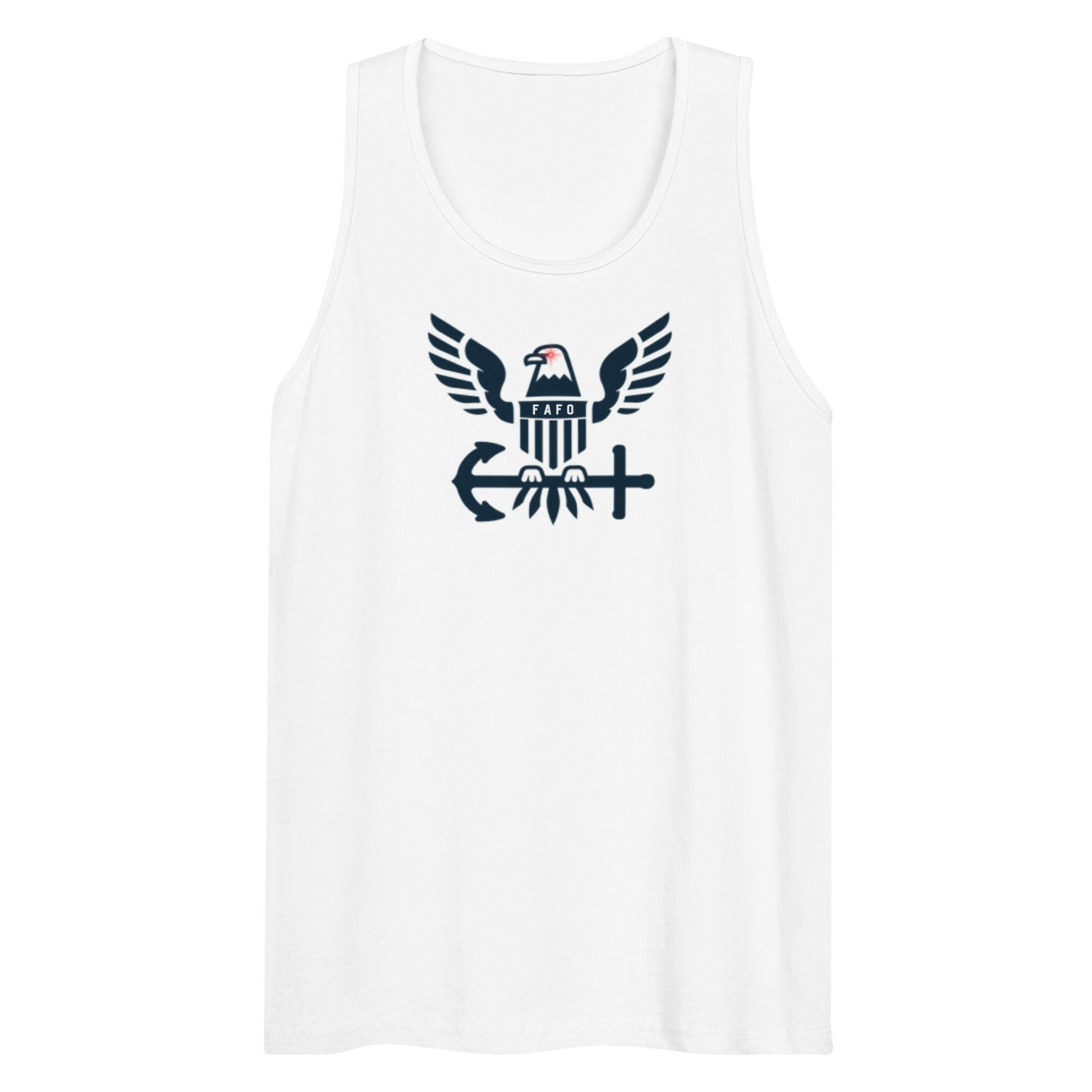 FAFO / Mens Bitcoin Tank Top - SVRN_T - The Orange Habit