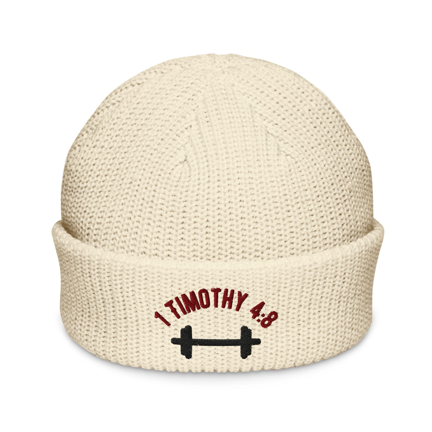 God given gains christian beanie by Praise Society at SVRN Society